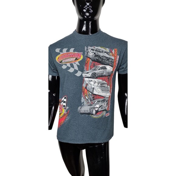Nascar STP Motor Junction Speedway NCRA All Over Print 2014 Tour Racing Tee - Picture 1 of 9
